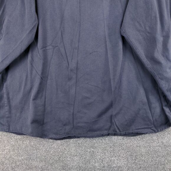 Subaru Men's Employee Uniform Long Sleeve Workwear Shirt Blue 2XL Logo - Picture 10 of 16